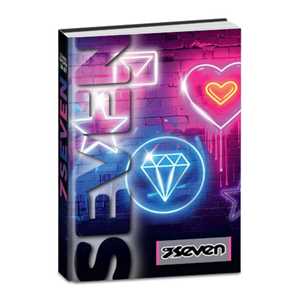 Cartoleria Diario 2027 Seven 12 mesi datato Girl. Blu-fucsia Seven
