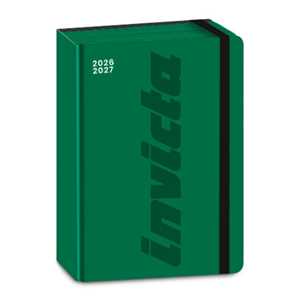 Cartoleria Diario 2026-2027 Agenda Invicta 16 mesi datato. Verde Invicta