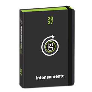 Cartoleria Diario 2027 Bastardidentro 12 mesi Pocket Light Pu Intensamente. Nero Bastardidentro