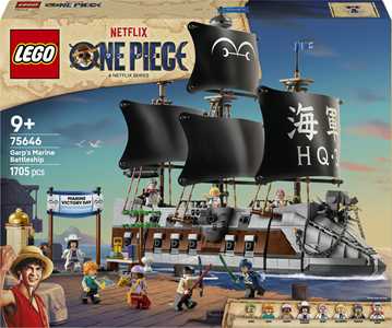 Giocattolo LEGO One Piece (75646). La Nave da Guerra di Garp LEGO