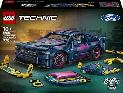 Giocattolo LEGO Technic (42236). Auto Ford Mustang GT Custom Garage LEGO