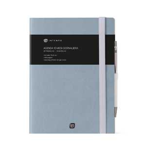 Cartoleria Diario 16 Mesi Write Giornaliera 15X21 Con Elastico Celeste InTempo