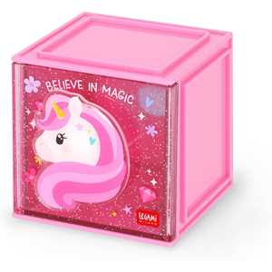 Cartoleria Box componibile organizzatore da scrivania per cancelleria Legami - Unicorno Legami