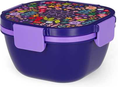 Idee regalo Contenitore Porta Pranzo 1700 ml - Flowers - Lunch Box Legami