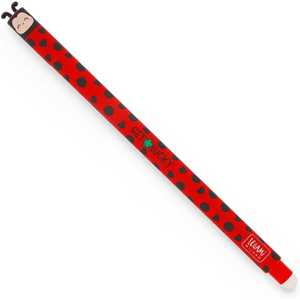 Cartoleria Legami Penna Gel Cancellabile Sfera rossa Punta 07 mm ladybug Legami