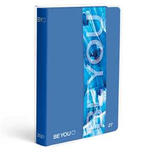 Cartoleria Diario scolatisco 12 mesi datato (settembre 2026-Agosto 2027) Beyou Color Standard Easy- Vivid Blue Giochi Preziosi