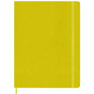 Cartoleria Taccuino Moleskine, a righe, Large, copertina rigida - Seta giallo paglia Moleskine