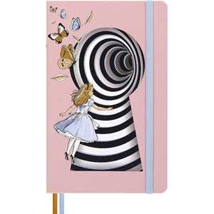 Cartoleria Notebook Moleskine a righe Alice in Wonderland 13x21 Moleskine