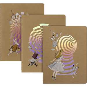 Cartoleria Set di 3 quaderni Moleskine Alice Moleskine