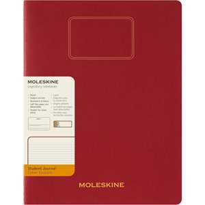 Cartoleria Taccuino a righe, rosso Moleskine Student cahier - XXL Moleskine