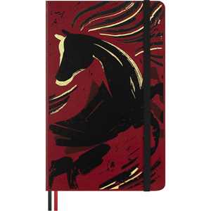 Cartoleria Moleskine Taccuino Notebook, Large, Anno del Cavallo 2026, a righe Moleskine