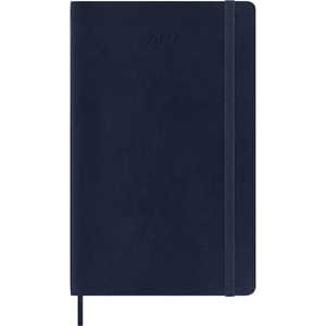 Cartoleria Agenda Moleskine 2027 12 mesi giornaliera large blu morbida Moleskine