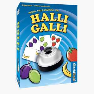 Giocattolo Giochi Uniti - Halli Galli Edizione 2024, 2-6 giocatori, 6+Anni, Gioco da tavolo, Edizione italiana, GU807 Giochi Uniti